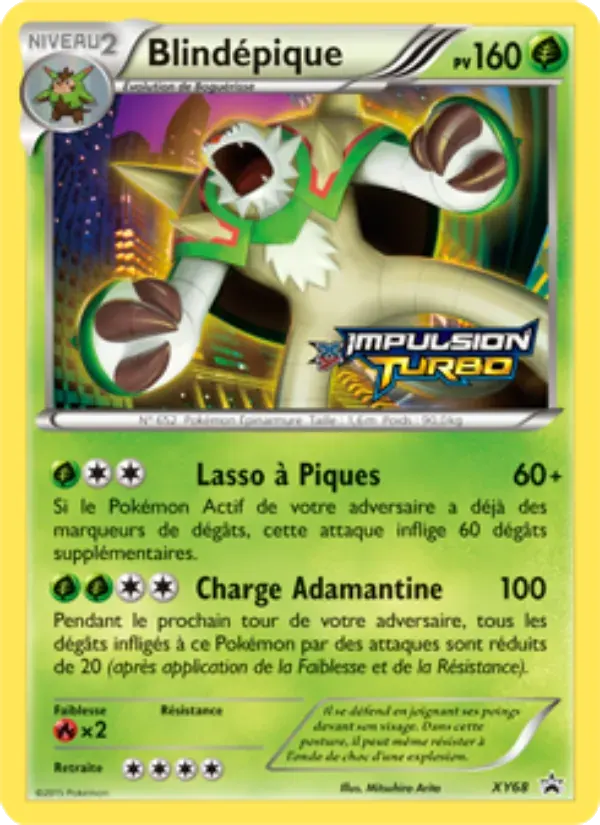 Blindépique — Promo XY XY68 French Pokémon card