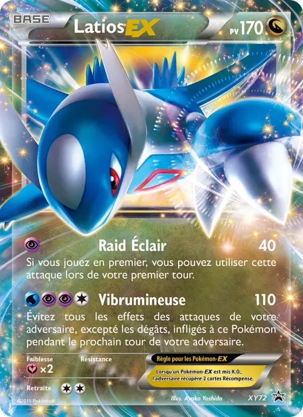 Latios EX — Promo XY XY72 French Pokémon card