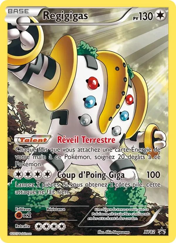 Regigigas — Promo XY XY82 French Pokémon card