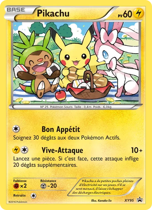 Pikachu — Promo XY XY95 French Pokémon card