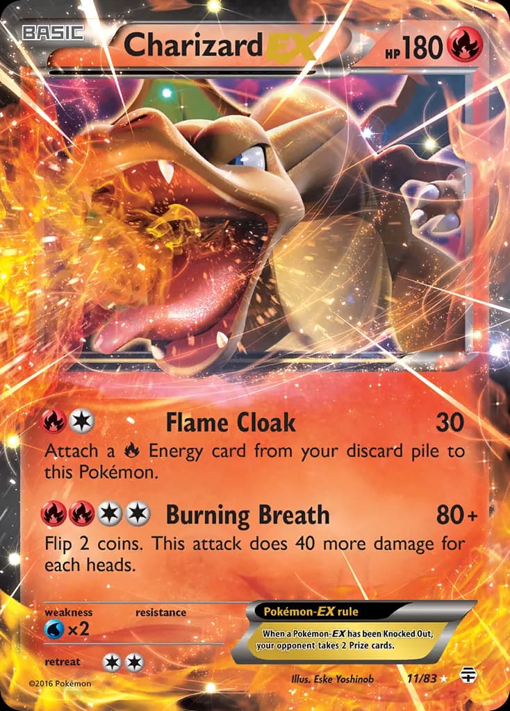 Charizard-EX — Generations 11 Pokémon card