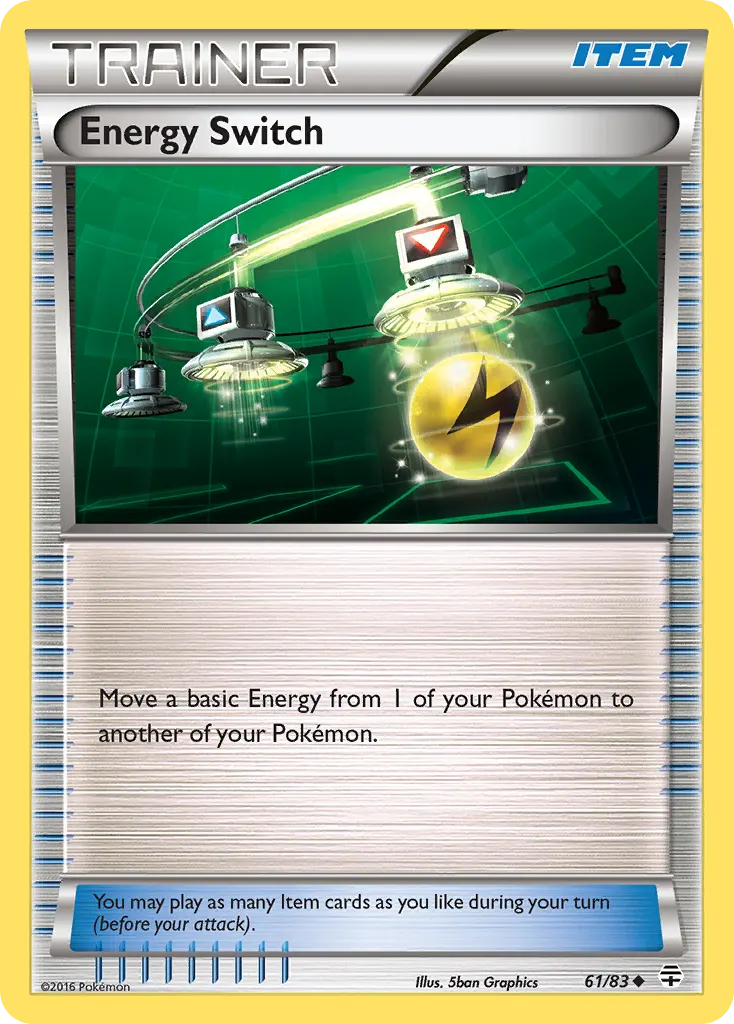 Energy Switch — Generations 61 Pokémon card