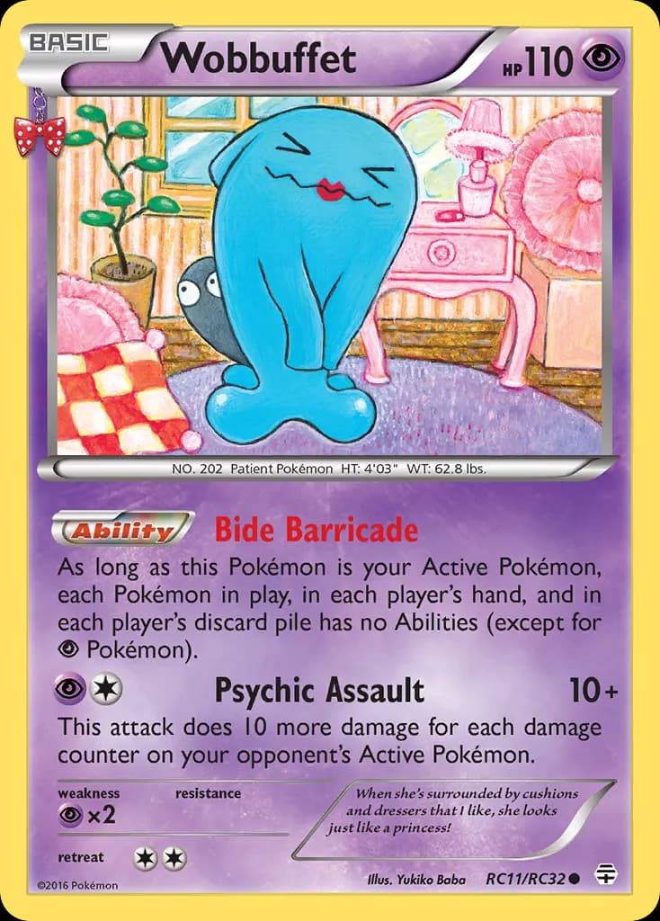 Wobbuffet — Generations RC11 Pokémon card