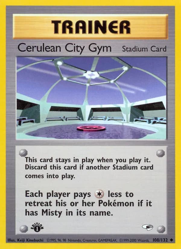 Cerulean City Gym — Gym Heroes 108 Pokémon card