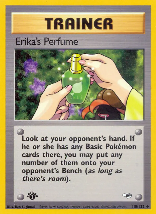 Erika's Perfume — Gym Heroes 110 Pokémon card