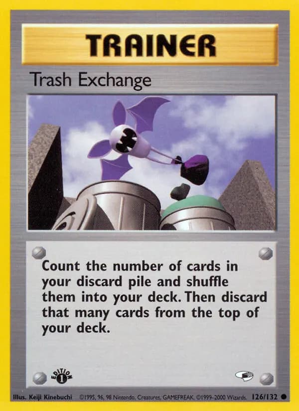 Trash Exchange — Gym Heroes 126 Pokémon card