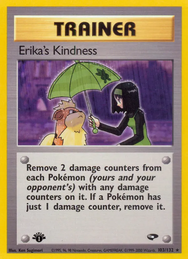Erika's Kindness — Gym Challenge 103 Pokémon card
