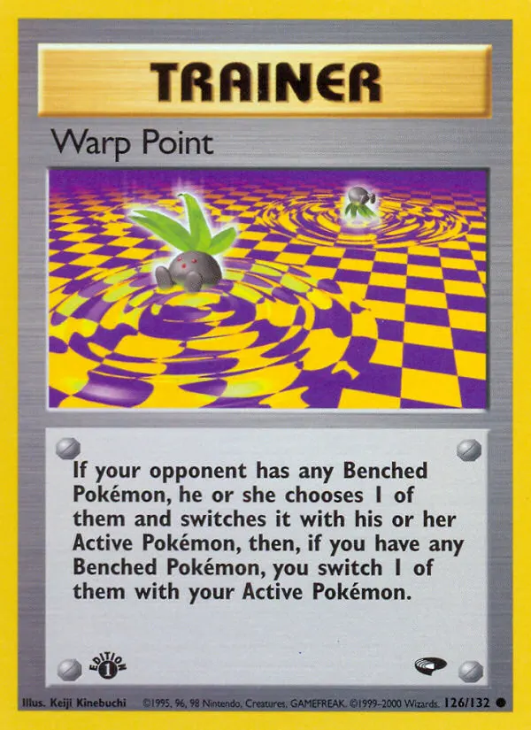 Warp Point — Gym Challenge 126 Pokémon card