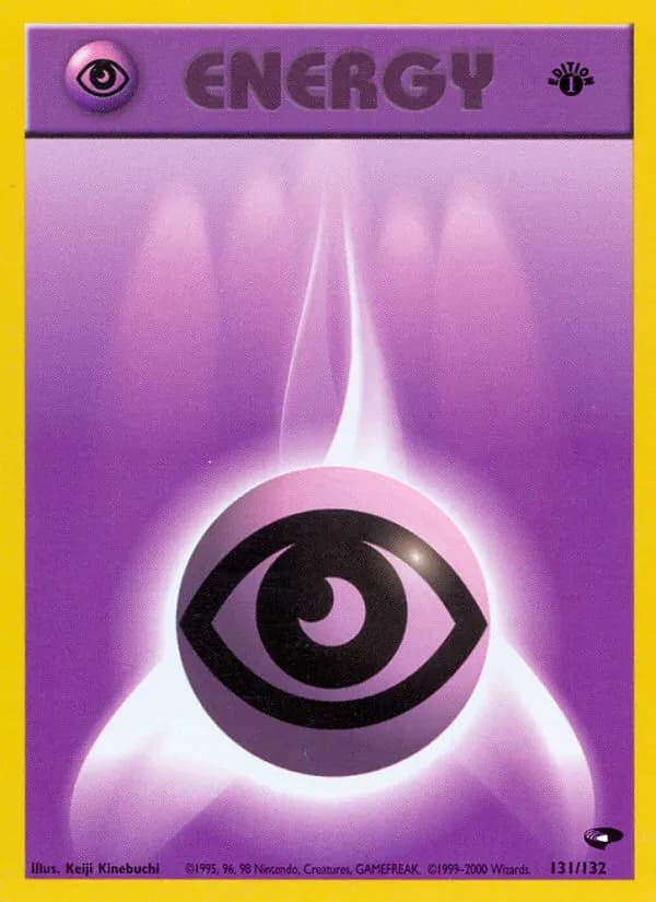 Psychic Energy — Gym Challenge 131 Pokémon card