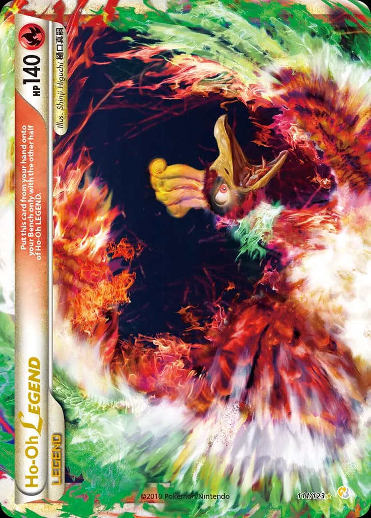 Ho-Oh LEGEND — HeartGold & SoulSilver 111 Pokémon card