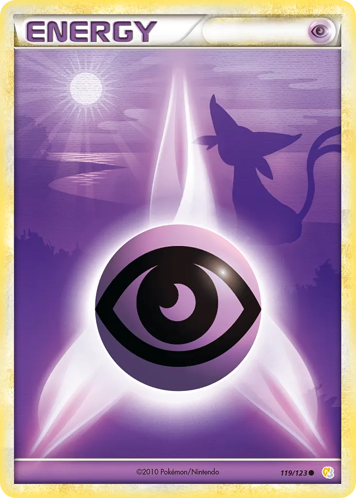 Psychic Energy — HeartGold & SoulSilver 119 Pokémon card