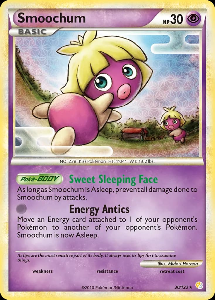 Smoochum — HeartGold & SoulSilver 30 Pokémon card