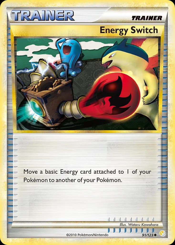 Energy Switch — HeartGold & SoulSilver 91 Pokémon card