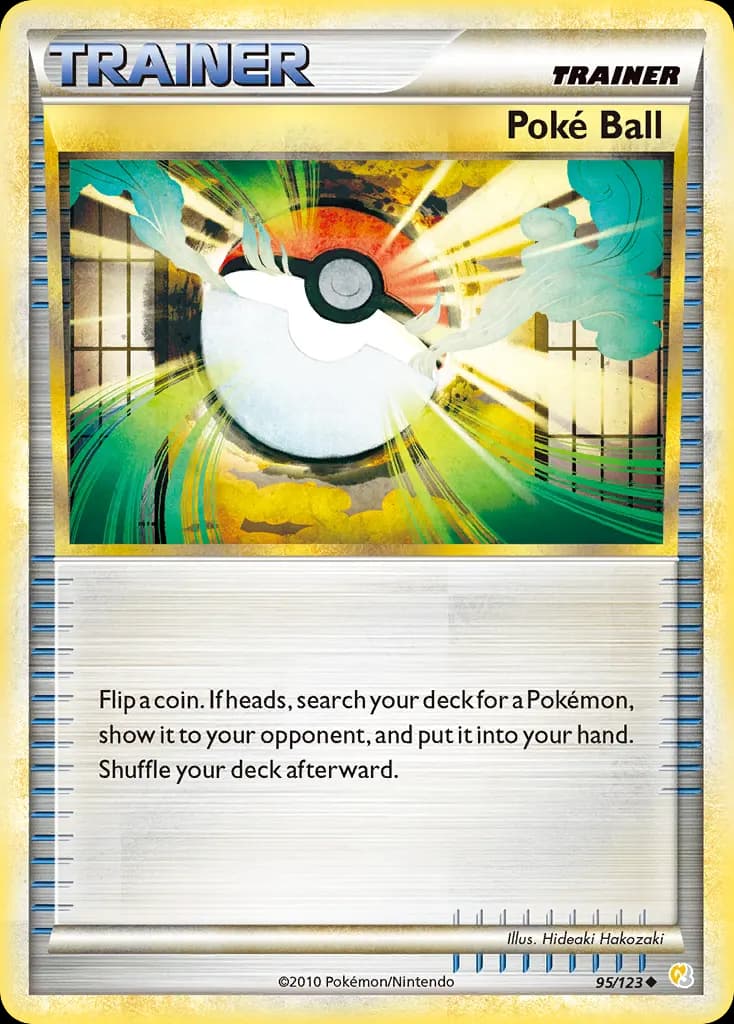 Poké Ball — HeartGold & SoulSilver 95 Pokémon card