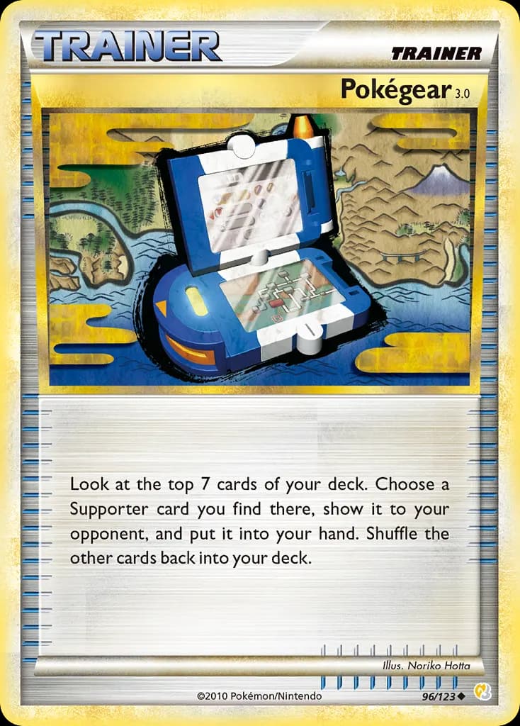 Pokégear 3.0 — HeartGold & SoulSilver 96 Pokémon card