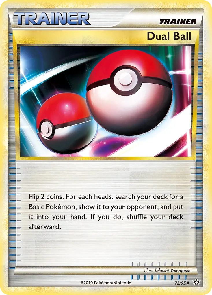 Dual Ball — HS—Unleashed 72 Pokémon card