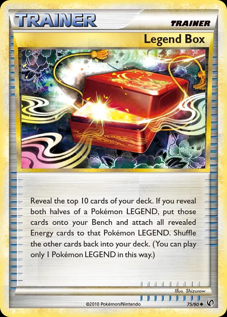 Legend Box — HS—Undaunted 75 Pokémon card