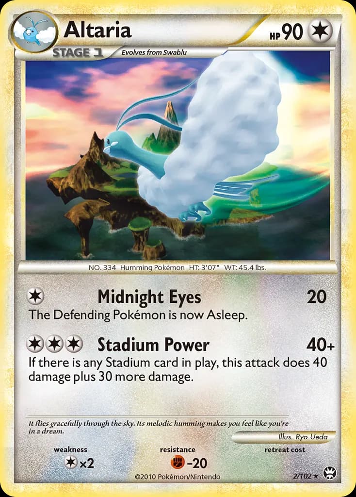 Altaria — HS—Triumphant 2 Pokémon card
