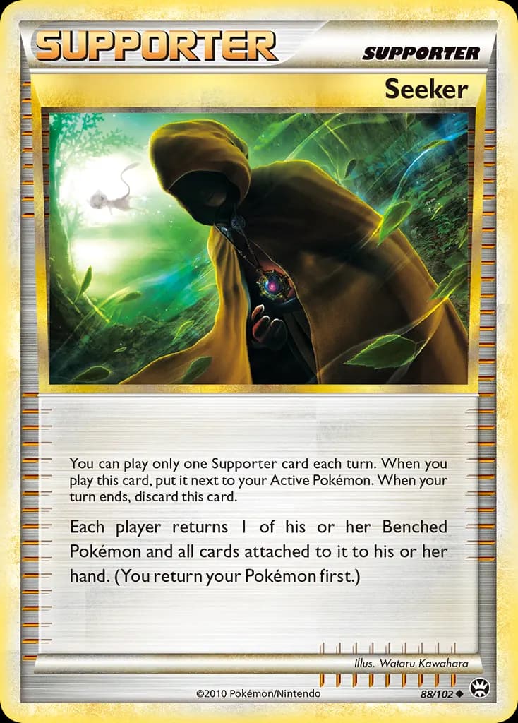 Seeker — HS—Triumphant 88 Pokémon card