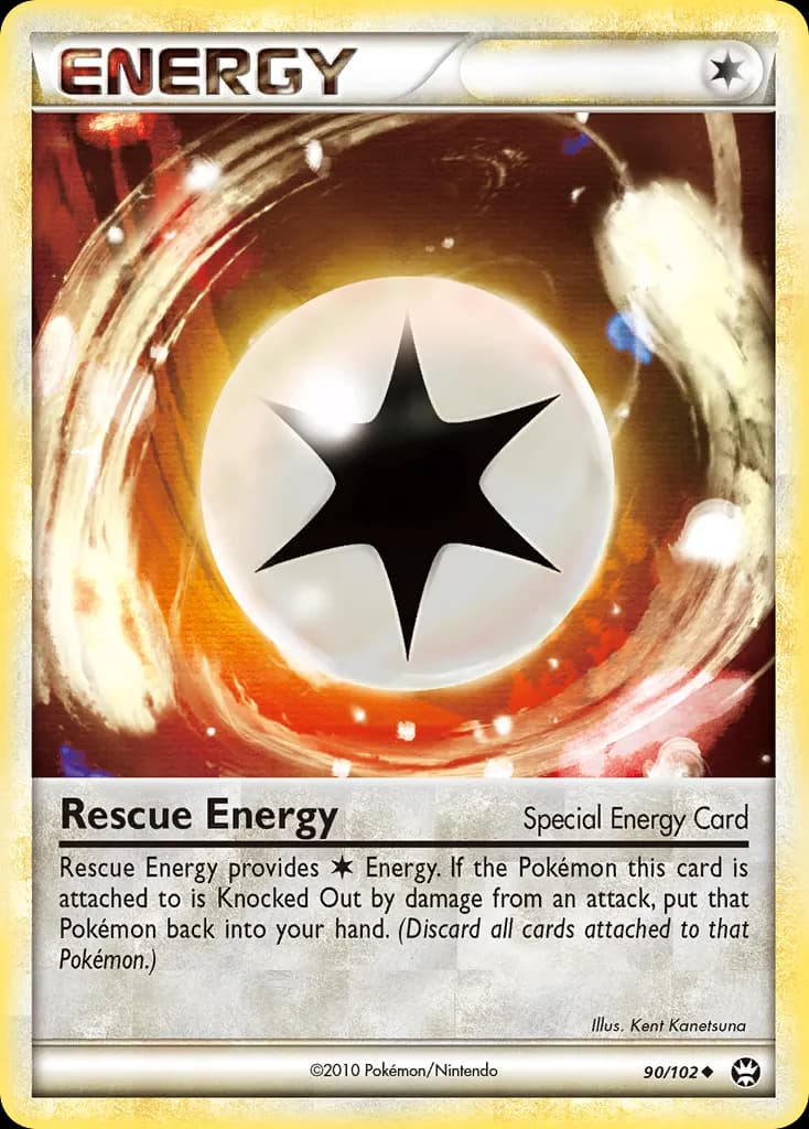 Rescue Energy — HS—Triumphant 90 Pokémon card