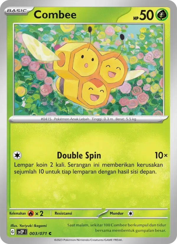 Combee — SV2P 3 Indonesian Pokémon card