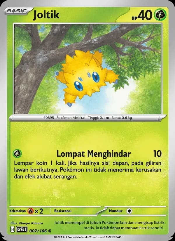 Joltik — SV7S 7 Indonesian Pokémon card