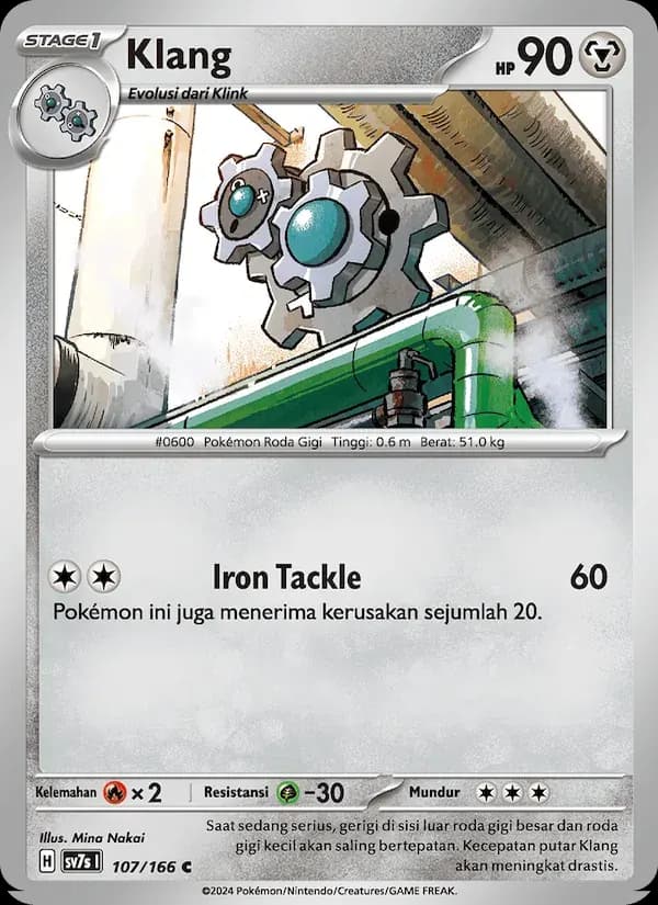 Klang — SV7S 107 Indonesian Pokémon card