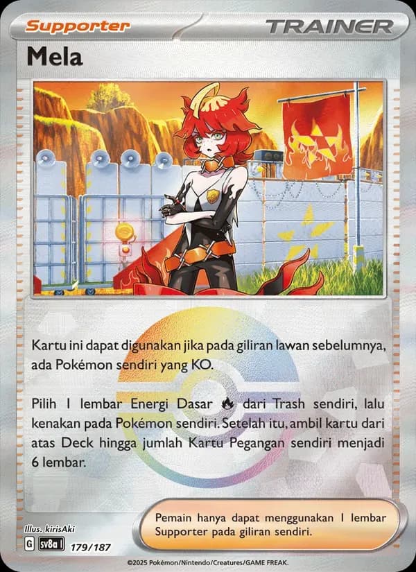Mela — SV8A 179 Indonesian Pokémon card