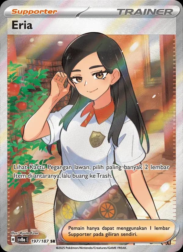 Eria — SV8A 197 Indonesian Pokémon card