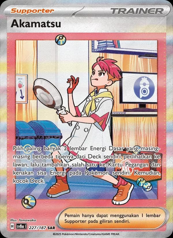 Akamatsu — SV8A 227 Indonesian Pokémon card