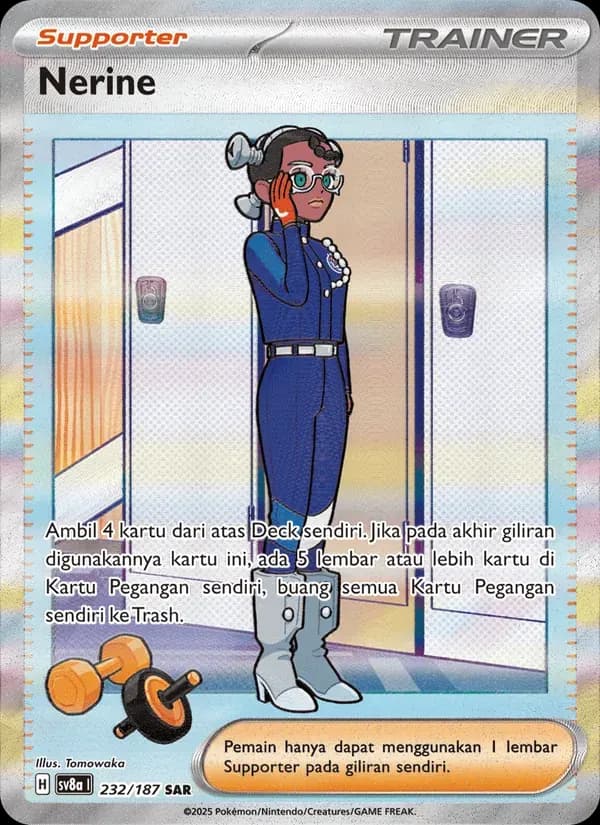 Nerine — SV8A 232 Indonesian Pokémon card