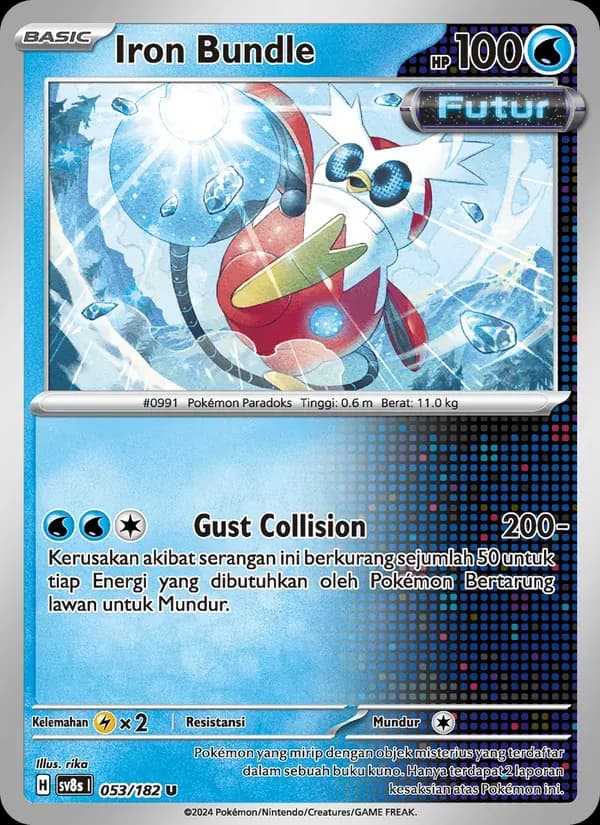 Iron Bundle — SV8S 53 Indonesian Pokémon card
