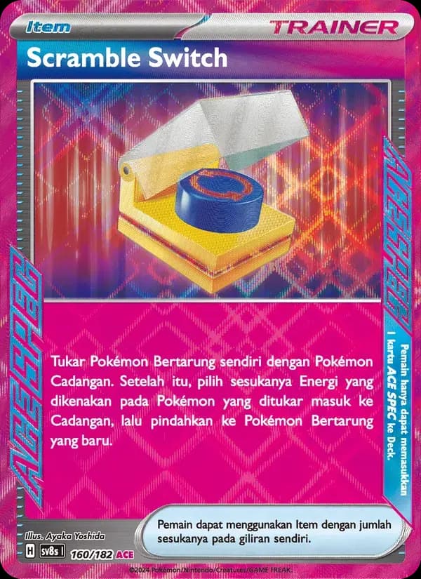 Scramble Switch — SV8S 160 Indonesian Pokémon card