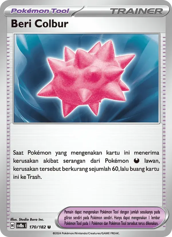 Beri Colbur — SV8S 170 Indonesian Pokémon card
