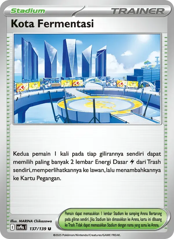 Kota Fermentasi — SV9S 137 Indonesian Pokémon card