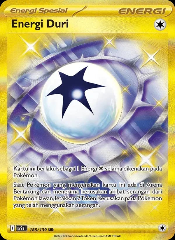 Energi Duri — SV9S 185 Indonesian Pokémon card