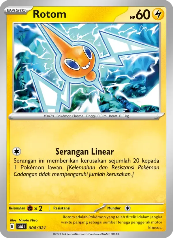 Rotom — SVAL 8 Indonesian Pokémon card