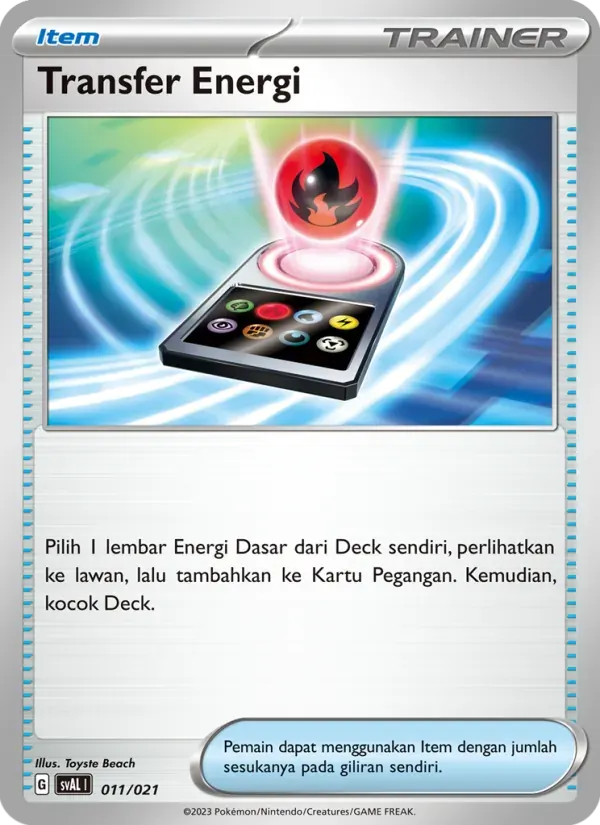 Transfer Energi — SVAL 11 Indonesian Pokémon card
