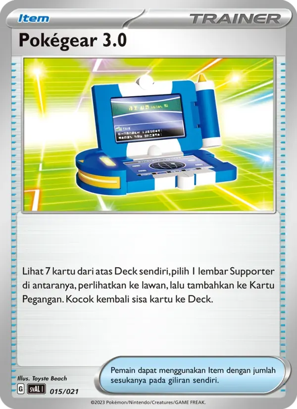 Pokégear 3.0 — SVAL 15 Indonesian Pokémon card