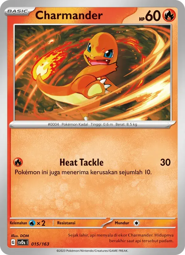 Charmander — SVDS 15 Indonesian Pokémon card