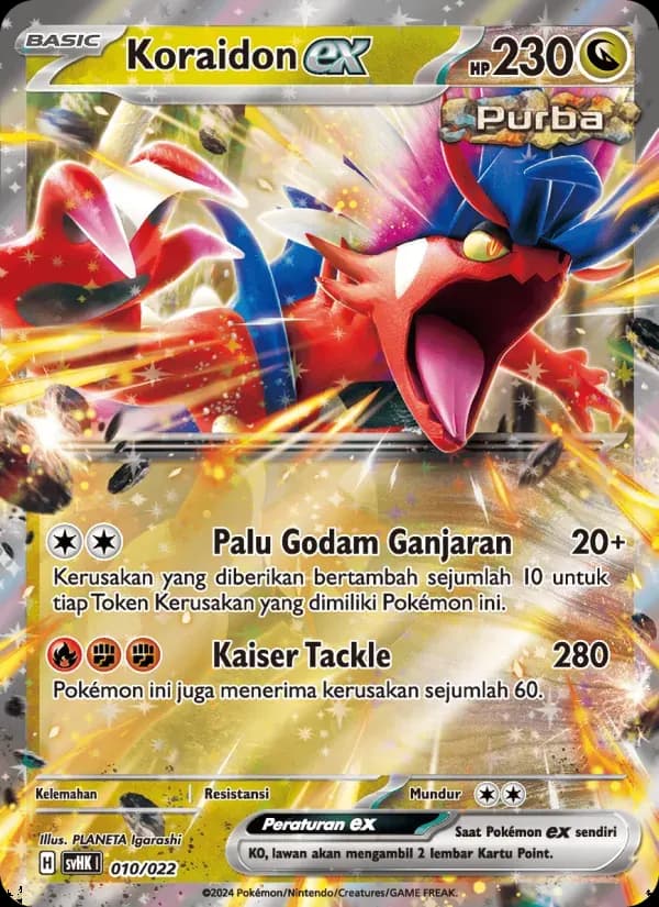 Koraidon ex — SVHK 10 Indonesian Pokémon card