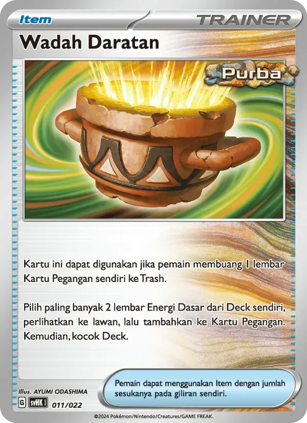 Wadah Daratan — SVHK 11 Indonesian Pokémon card