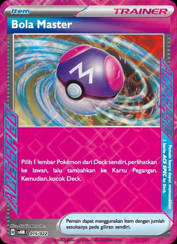 Bola Master — SVHM 15 Indonesian Pokémon card