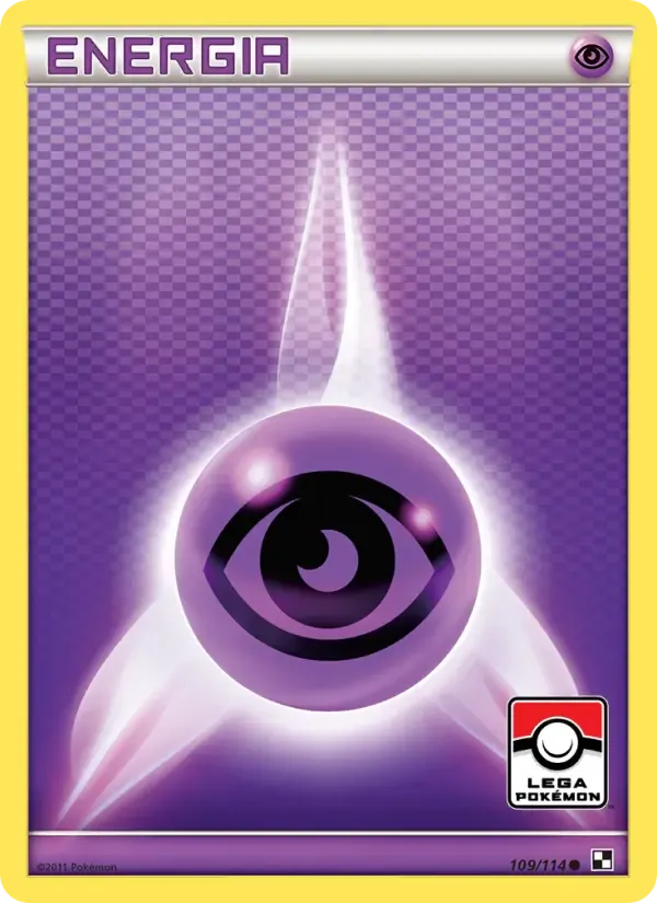 Energia Psiche — Nero e Bianco 109 Italian Pokémon card