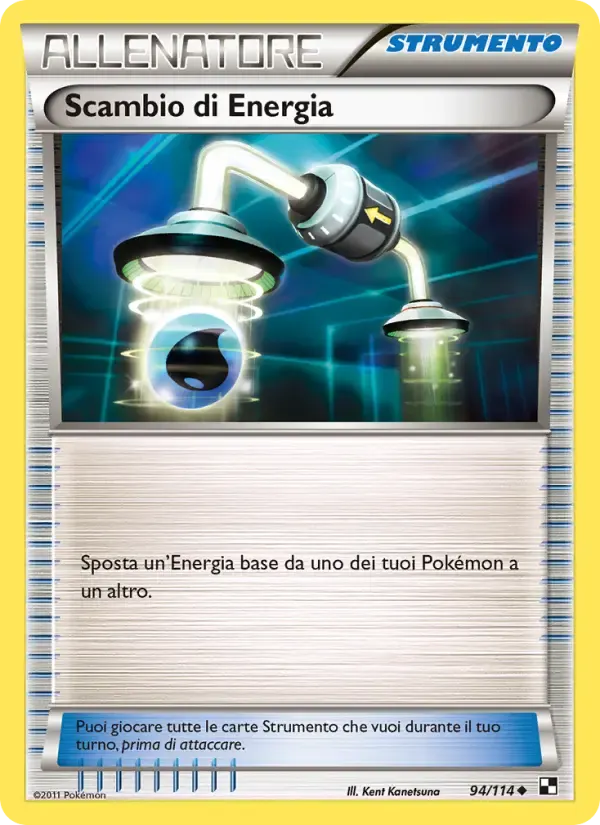 Scambio di Energia — Nero e Bianco 94 Italian Pokémon card