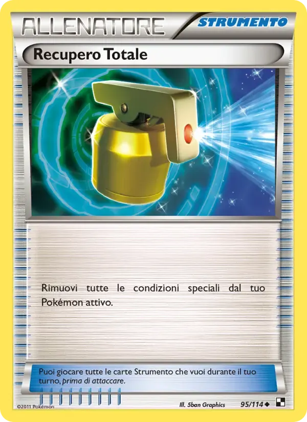 Recupero Totale — Nero e Bianco 95 Italian Pokémon card