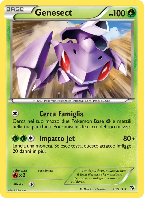 Genesect — Esplosione Plasma 10 Italian Pokémon card