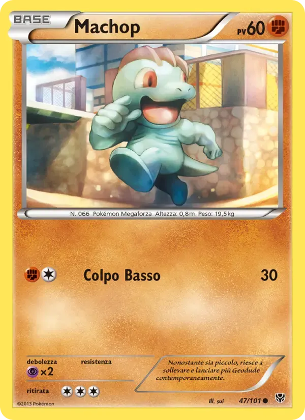 Machop — Esplosione Plasma 47 Italian Pokémon card