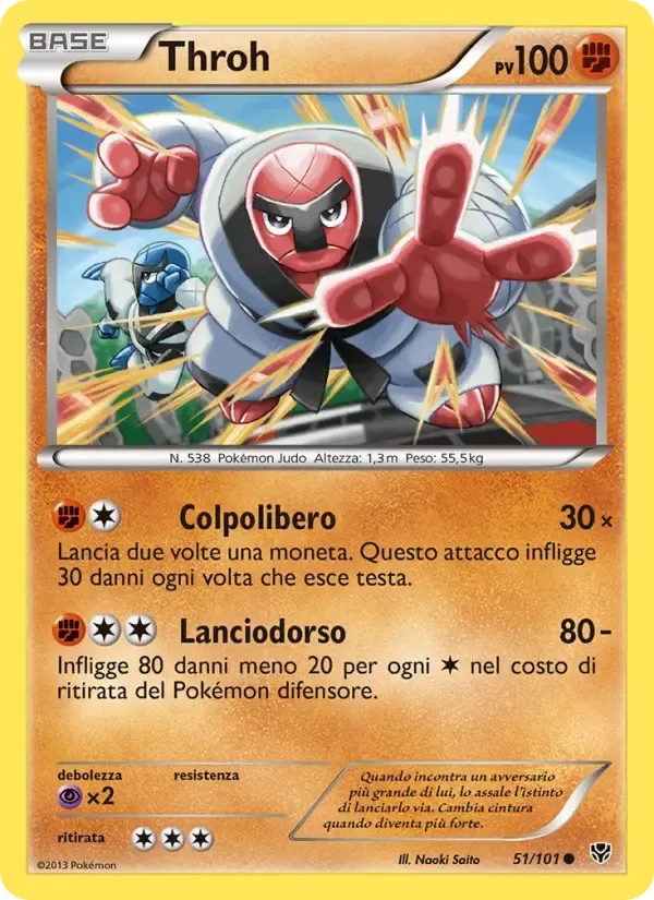 Throh — Esplosione Plasma 51 Italian Pokémon card