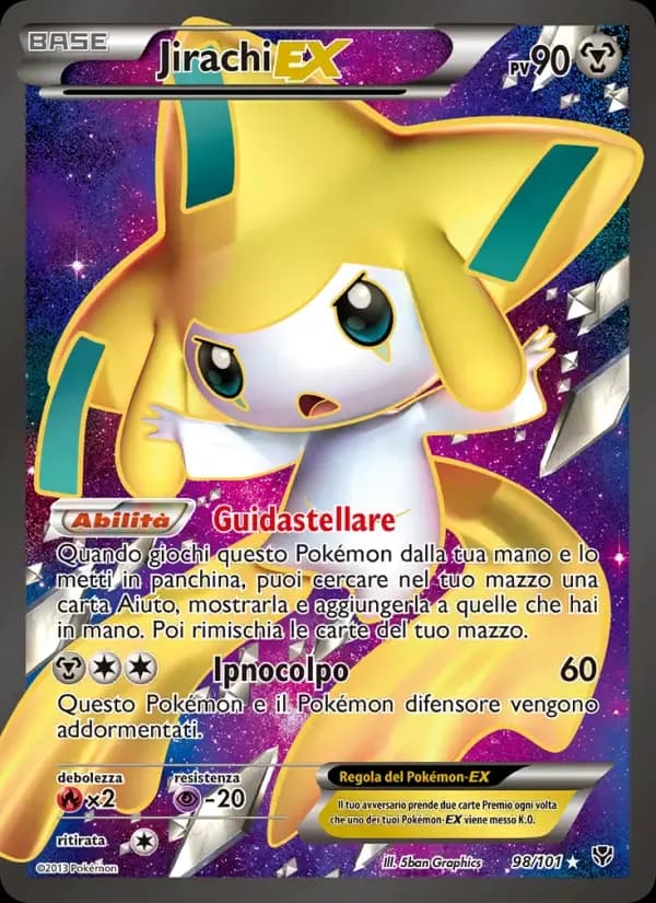 Jirachi-EX — Esplosione Plasma 98 Italian Pokémon card